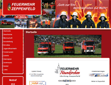 Tablet Screenshot of feuerwehr-zeppenfeld.de